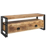 Cumpara ieftin Comoda TV, 120 x 35 x 45 cm, lemn masiv de mango