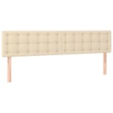 Cumpara ieftin Tablii de pat, crem, 200x5x78/88 cm, textil