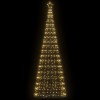 VidaXL Pom de Crăciun LED 550 LED-uri Alb Cald 304 cm 4016452