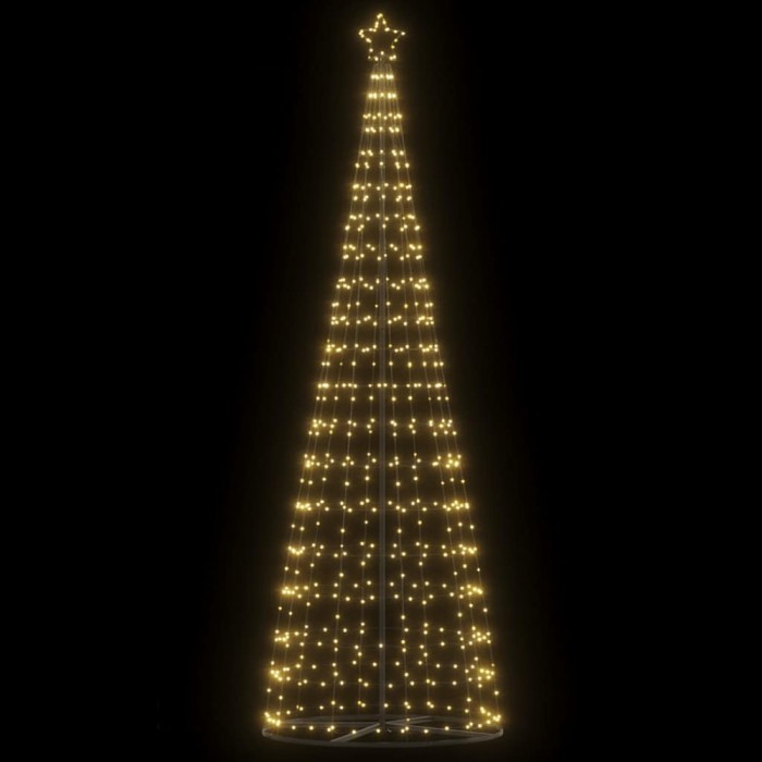 vidaXL Pom de Crăciun LED 550 LED-uri Alb Cald 304 cm