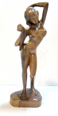 Statuetă feminină ,,Demoiselle&amp;bdquo; foto