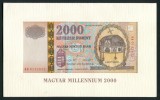 Cumpara ieftin UNGARIA BANCNOTA 2000 FORINT 2000 MILLENNIUM IN FOLDER DE PREZENTARE NECIRCULATA