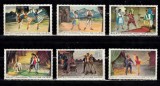 A12 S1 6 - Timbre foarte vechi - Albania - baletul national, Arta, Nestampilat