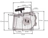 Demaror Drujba Compatibil Stihl MS 261 (11410802101) Roco