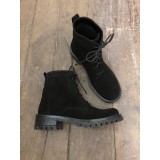 Ghete dama din piele Black Irenne