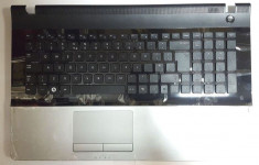 Carcasa superioara cu tastatura palmrest Laptop, Samsung, 17 NP270E5E, UK foto