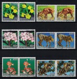 AFRICA CENTRALA 1986 - Fauna si flora / serie completa, perechi