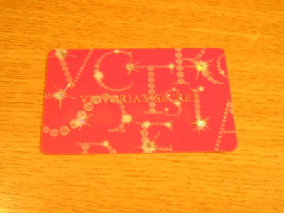 B12 44 - Card comercial - Victoria&amp;#039;s secrets - piesa de colectie foto