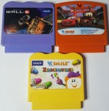 Set 3 Jocuri consola educațională Vtech V.Smile Cars 2, Wall E, Art Studio
