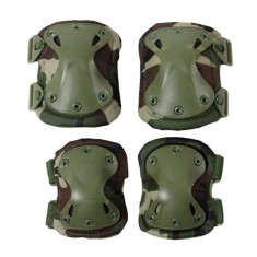 Set genunchiere si cotiere, DEPOX&reg;, nylon, marime universala, camuflaj