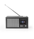 Radio cu internet FM Bluetooth telecomanda 18W negru Nedis