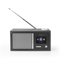 Radio cu internet FM Bluetooth telecomanda 18W negru Nedis