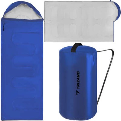 Sac de Dormit Confortabil - Albastru cu Negru, Material Impermeabil foto