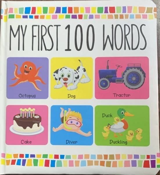 My first 100 words (Primele mele 100 de cuvinte -carte cartonata in engleza)
