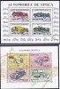 1996 LP 1423 AUTOMOBILE DE EPOCA BLOCURI MNH, Nestampilat