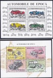 1996 LP 1423 AUTOMOBILE DE EPOCA BLOCURI MNH, Nestampilat