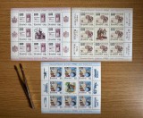 Expoziția Filatelică "EFIRO 2019", minicoli de 8 timbre, 1 vinietă și 6 tabsuri, LP 2254C