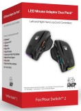 Imp Tech Led Mouse Adaptor Duo Pack Black 2 NSW2