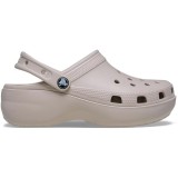 Cumpara ieftin Saboți Crocs Women's Classic Platform Clog Bej - Cocoa Cream