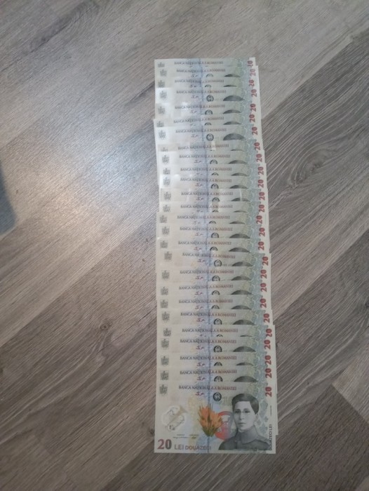 V&acirc;nd 26 bancnote de 20 lei