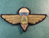 Ecuson brodat parasutist militar RSR 1966 1977 Cl 1