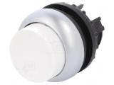 Comutator apăsare 22mm Alb Stabil