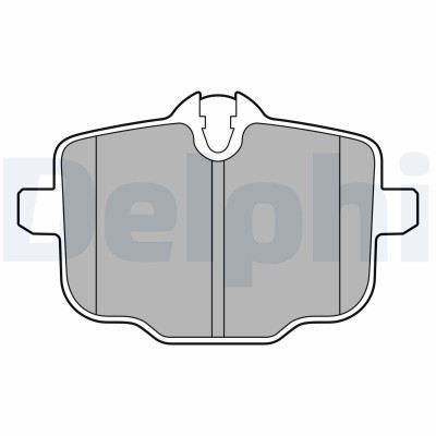 DELPHI LP3579 set placute frana,frana disc foto
