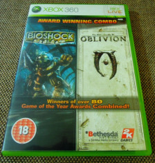 Pachet Bioshock + Oblivion, XBOX 360, original, alte sute de titluri foto