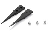 Capete pensetă drept &icirc;ngustate ESD KNIPEX, set 2 bucăți