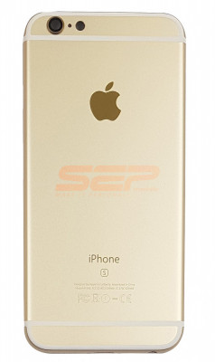 Capac baterie + mijloc + suport sim iPhone 6s GOLD foto