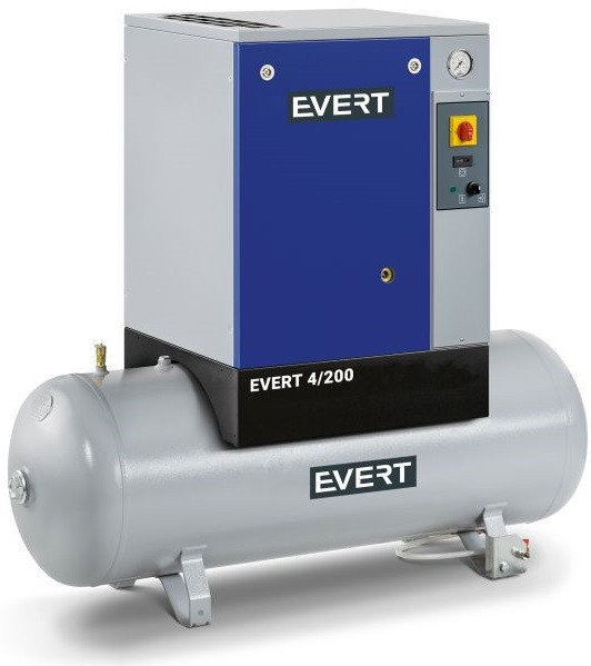 Compresor Aer Evert 200L, 400V, 4.0kW EVERT4/200