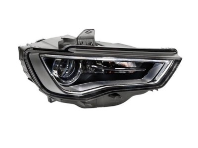 Far Audi A3 (8v), 06.2012-07.2016, Sedan, partea Dreapta, bi-xenon; cu lumina timp de zi tip LED; D3S+LED+PSY24W; electric; negru; fara bec descarcar foto