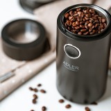 Rasnita de cafea Adler AD 4446, 150W, 75 g, negru-argintiu