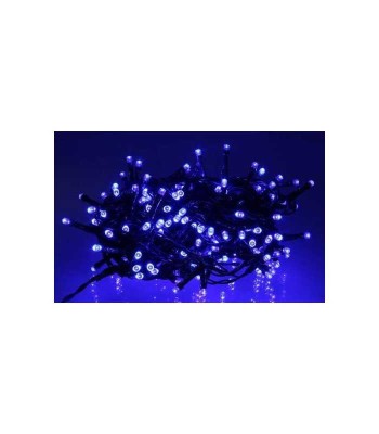 Ghirlanda luminoasa 180 LED-uri albastre cu jocuri de lumini well foto
