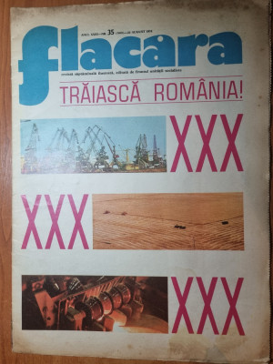 revista flacara 24 august 1974-arti. si foto piatra neamti si jud. mehedinti foto