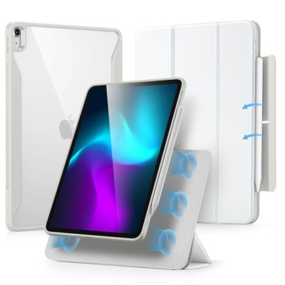 Husa pentru iPad Air 13 (2024) - ESR Rebound Hybrid - White foto