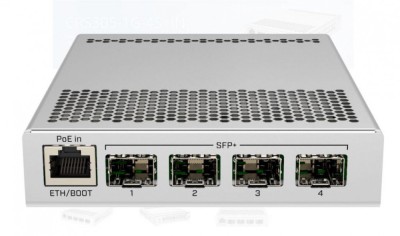 Switch MikroTik 10 Gigabit PoE - CRS305-1G-4S+OUT SafetyGuard Surveillance foto