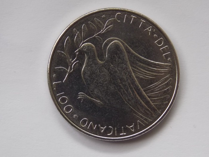 100 LIRE 1977 VATICAN-AUNC
