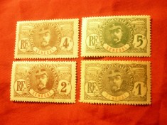 Serie mica Senegal colonie franceza 1906 -General , 4 valori