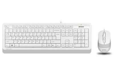 KIT A4TECH F1010-W WHITE USB foto