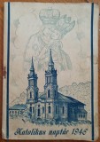 R&oacute;mai katolikus n&eacute;psz&ouml;vets&eacute;g napt&aacute;ra az 1945. &eacute;vre// portrete Regele Mihai I si Regina Elena