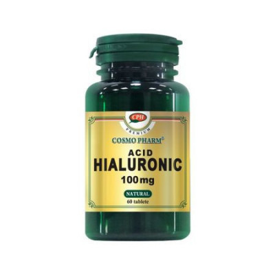 Supliment Alimentar Acid Hialuronic 100mg 60 tablete Cosmo Pharm foto