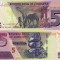ZIMBABWE 5 dollars 2019 UNC!!!