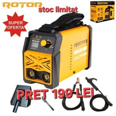 Aparat de sudura LCD Color ROTOR MMA200-MIN, 200 A