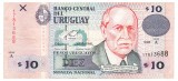 Uruguay 10 Pesos 1998 P-81 Seria 17813688