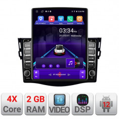 Navigatie dedicata Toyota RAV4 K-018 ecran tip TESLA 9.7" cu Android Radio Bluetooth Internet GPS WIFI 2+32 DSP Quad Core CarStore Technology