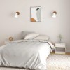 VidaXL Noptiere, 2 buc., alb, 40x31x40 cm, lemn masiv de pin