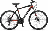 Bicicleta Trekking Umit Magnetic M-460-21-SHIM, negru/rosu, roata 28", cadru alu... Cod:62862460002