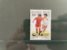 Belgia - serie timbre fotbal campionatul mondial 1994 SUA nestampilate MNH foto