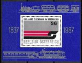 C2547 - Austria 1987 - Tren bloc neuzat,perfecta stare, Nestampilat